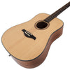 Vintage Performer Series Acoustic Folk Guitar ~ Natural Gloss