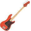 Firenza Red Vintage V4 ReIssued Maple Fingerboard Bass Guitar