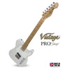 Distressed Olympic White Vintage V52 ProShop Unique Electric Guitar
