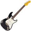Distressed Black Vintage V6 ProShop Unique Electric Guitar