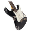 Distressed Black Vintage V6 ProShop Unique Electric Guitar