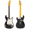 Distressed Black Vintage V6 ProShop Unique Electric Guitar