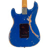 Distressed Metallic Blue Vintage V6 ProShop Unique Electric Guitar