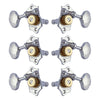Grover STA-TITE Machineheads ~ 3+3 ~ Horizontal ~ Chrome