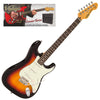3 Tone Sunburst Vintage V60 Coaster Series Electric Guitar Pack