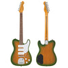 Green/Yellow Burst Vintage REVO Series Trio Electric Guitar