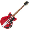 Vintage REVO Series 'Superthin' Electric Guitar ~ Cherry Red