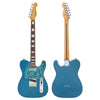 Light Distressed Metallic Blue & Pearl Vintage REVO ProShop Unique Electric Guitar
