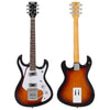 3 Tone Sunburst Vintage REVO Series 'Waverider' Electric Guitar