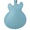 Gun Hill Blue Vintage VSA500B ReIssued Semi Acoustic Guitar with Bigsby