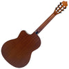 Black Vintage Santos Slim Body Electro-Acoustic Guitar