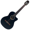 Black Vintage Santos Slim Body Electro-Acoustic Guitar