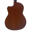 Black Vintage Santos Slim Body Electro-Acoustic Guitar