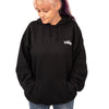 Vintage Fleece Hoodie ~ Black, Extra Large