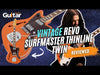 Vintage REVO Series 'Surfmaster' Thinline Twin Electric Guitar ~ Trans Orange