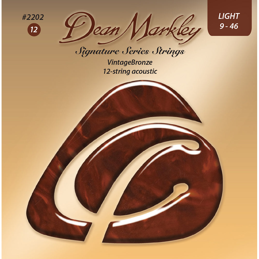 Dean Markley Vintage Bronze Light 12 String 9-46 Acoustic Strings Set