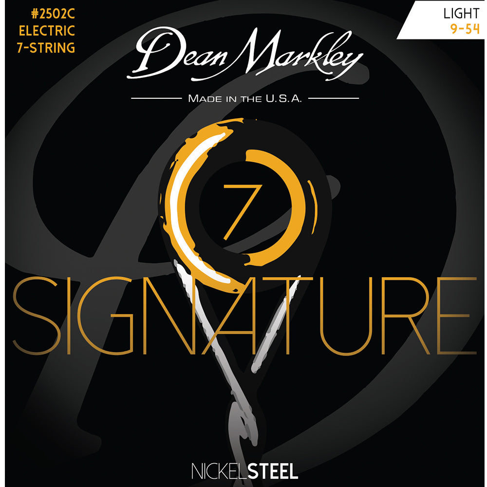 Dean Markley Custom Light 9-54 NickelSteel Electric Signature Series 7 String Set