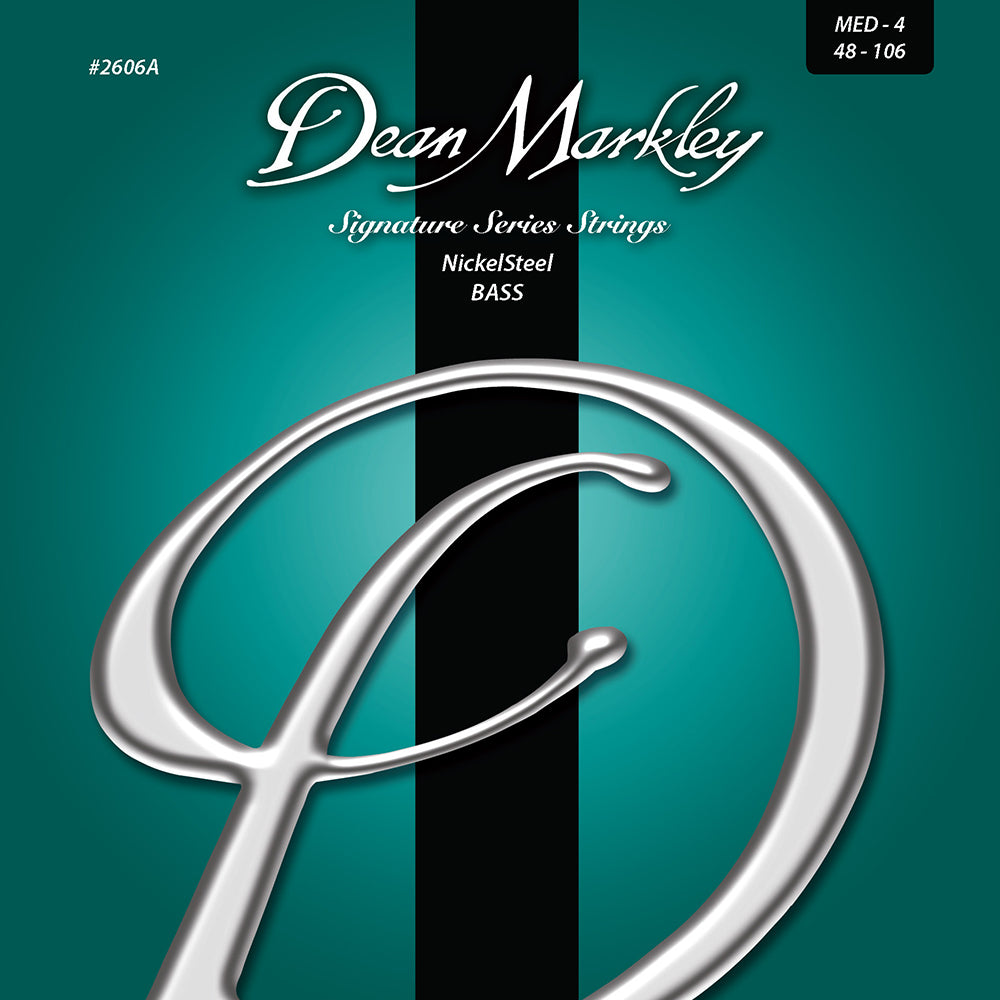 Dean Markley NickelSteel Signature Bass Strings Medium 4 String 48-106