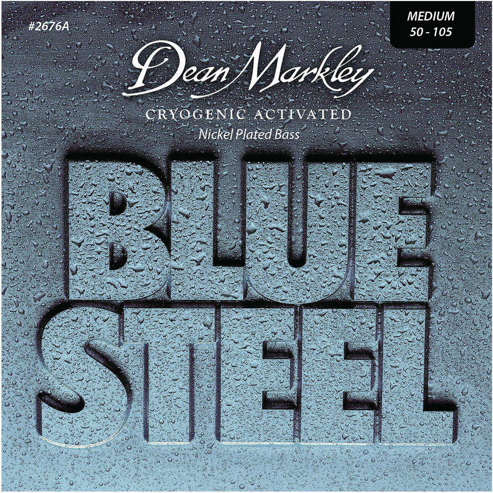 Dean Markley Blue Steel NPS Bass Guitar Strings Medium 4 String 50-105