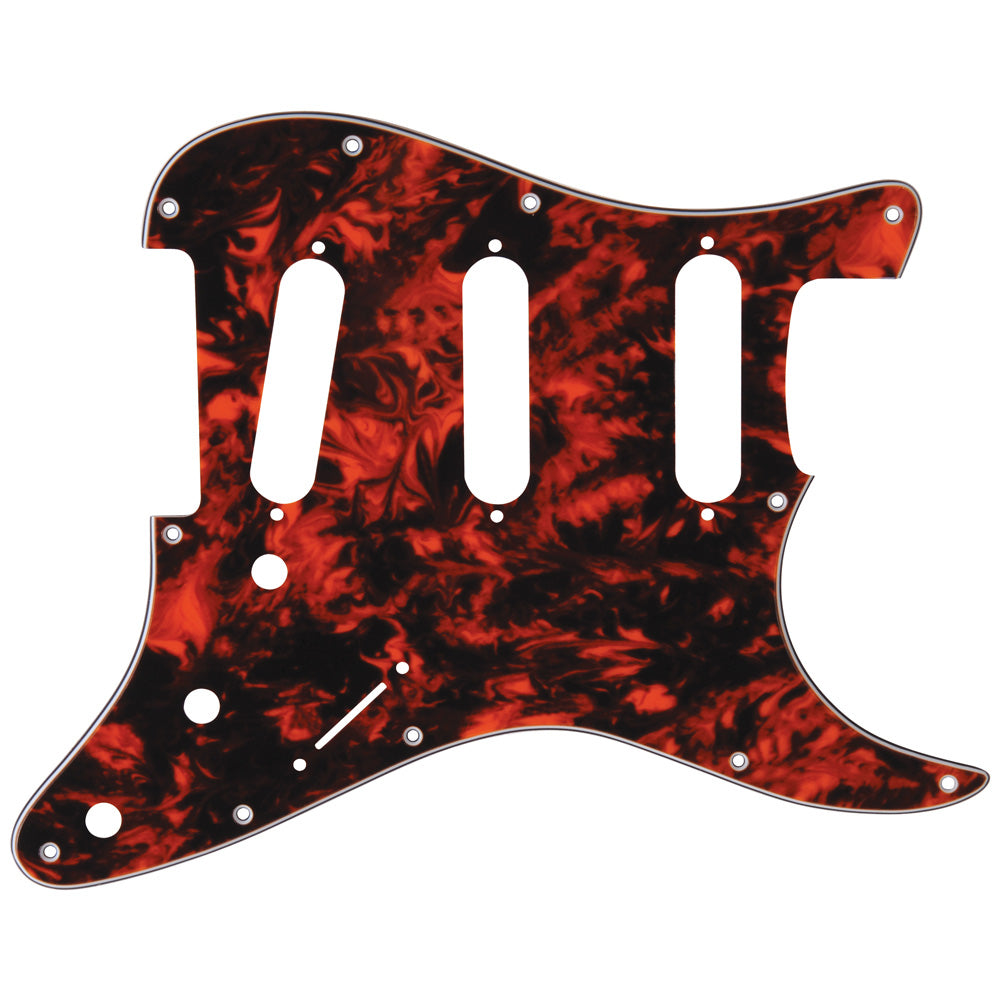 Guitar Tech Scratchplate ~ S-style ~ Orange Marble