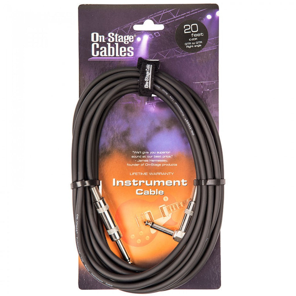 On-Stage Instrument Cable ~ 20ft/6m