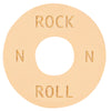 Joe Doe Poker Chip Toggle Switch Surround ~ Aged White ~ Rock/Roll