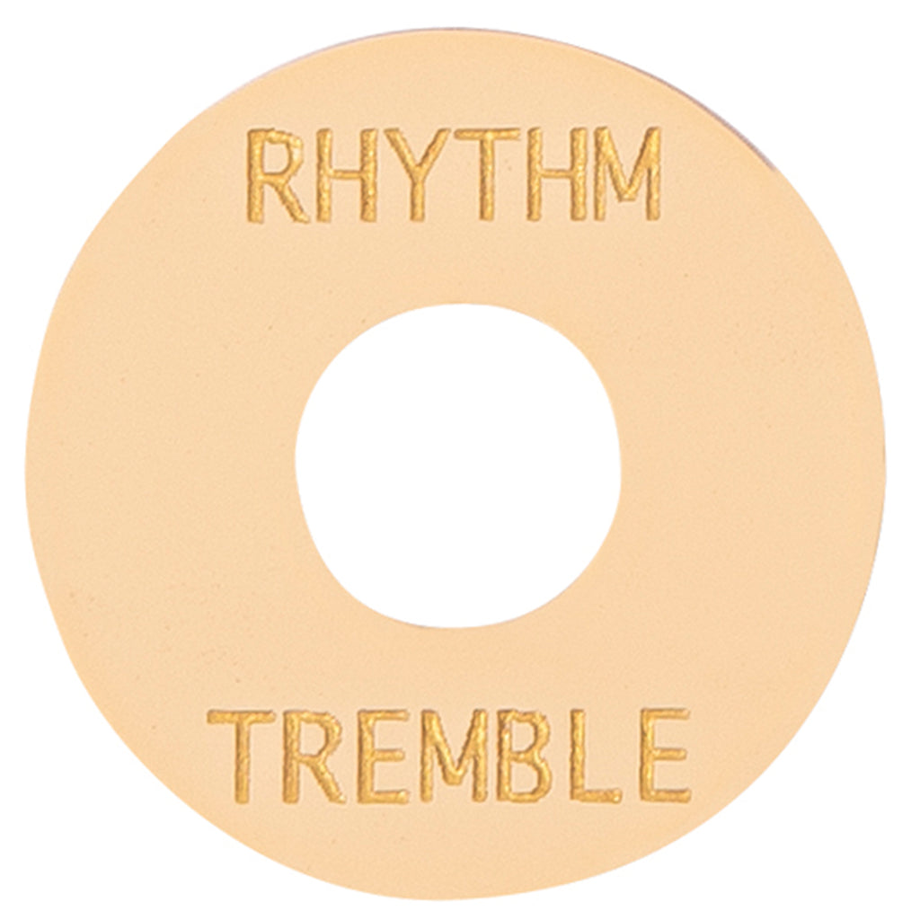Joe Doe Poker Chip Toggle Switch Surround ~ Aged White ~ Rhythm/Tremble