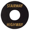 Joe Doe Poker Chip Toggle Switch Surround ~ Aged Black ~ Stairway/Highway