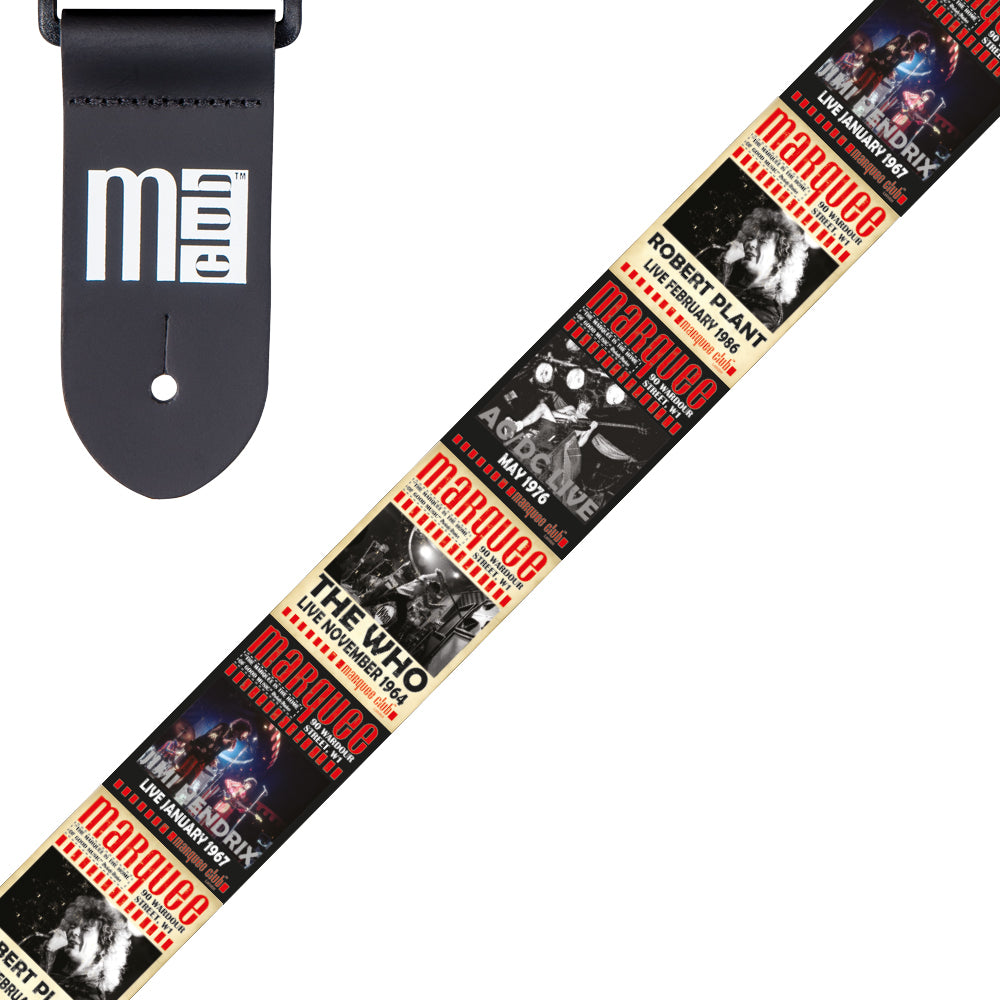 Marquee Club Guitar Strap ~ Classic Moments