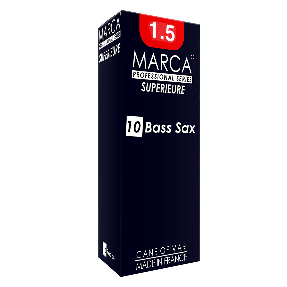 Marca Superieure Reeds ~ 5 Pack ~ Bass Sax ~ 1.5