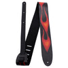 Perri's 2.5" Leather Guitar Strap ~ Graphic Flames