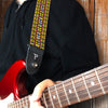 Perri's 2" Retro Hootenanny Poly Guitar Strap ~ Yellow Brown