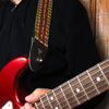 Perri's 2" Retro Hootenanny Poly Guitar Strap ~ Yellow Red