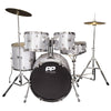 PP Drums 5pc Fusion Drum Kit ~ Silver