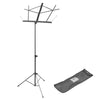 On-Stage Compact Music Stand w/Bag ~ Black