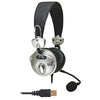 CAD USB Stereo Headphones with Cardioid Condenser Microphone