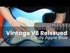 Vintage V6 ReIssued Electric Guitar ~ Left Hand Sunset Sunburst