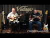 Vintage 'Viator' Paul Brett 12-String Electro-Acoustic Travel Guitar ~ Natural