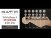 GraphTech Ratio Acoustic Guitar Machine Heads Black
