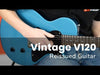 Vintage V120 ReIssued Electric Guitar ~ Two Tone Sunburst